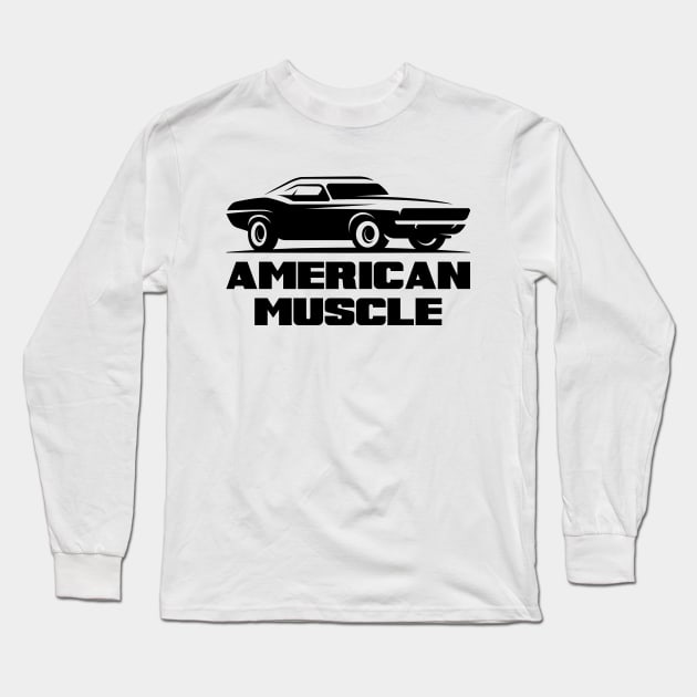 American Muscle Long Sleeve T-Shirt by Dosunets